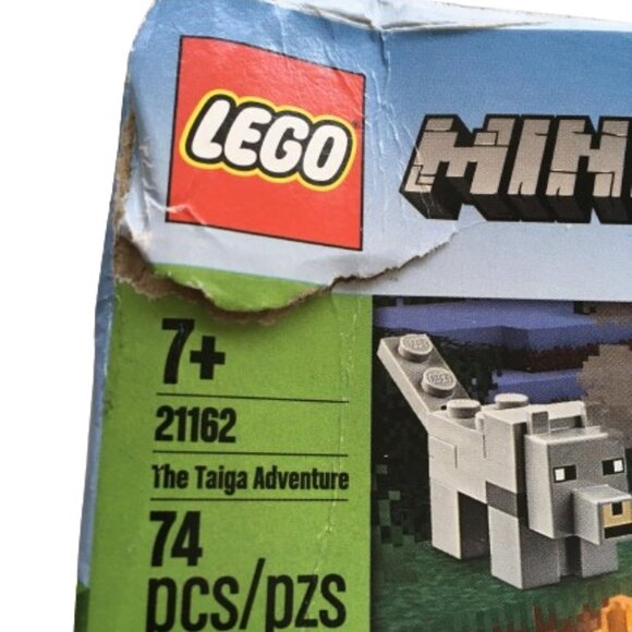 LEGO 21162 Minecraft The Taiga Adventure 74 Piece Building Play Set Damaged Box - Picture 4 of 6